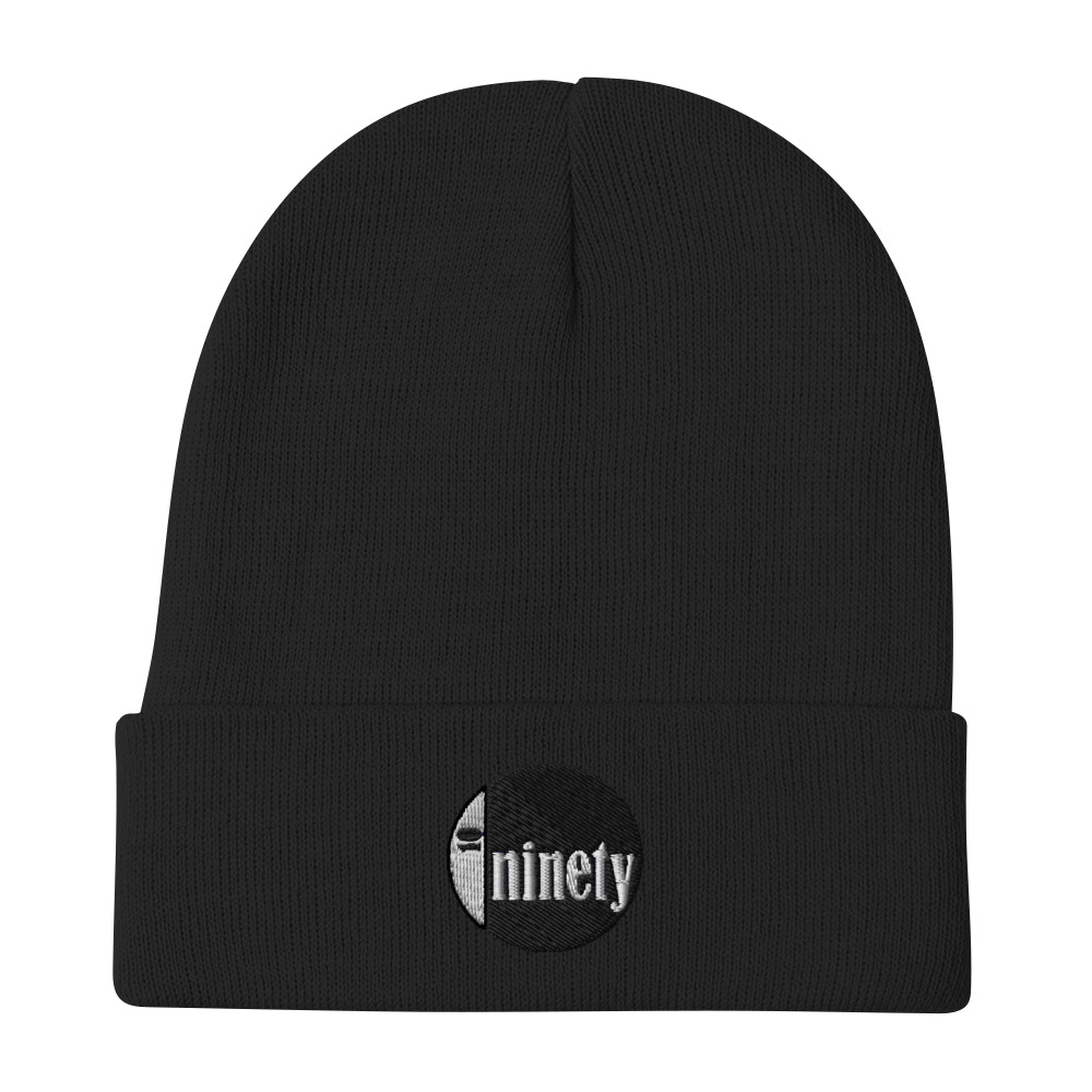 10ninety Embroidered Beanie